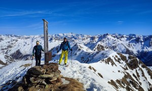 Skitour Hohes Haus - Gipfelsieg