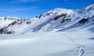 Skitour Hohes Haus - Abfahrt