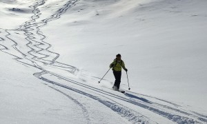 Skitour Hohes Haus - Abfahrt