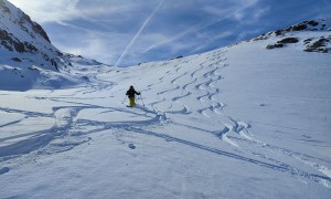 Skitour Hohes Haus - Abfahrt