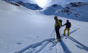 Skitour Hohes Haus - Abfahrt