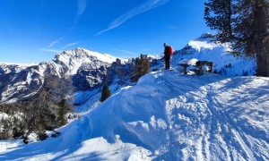 Skitour Großer Jaufen - Abfahrt
