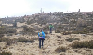 Bergtour Große Reisch - Schlussanstieg