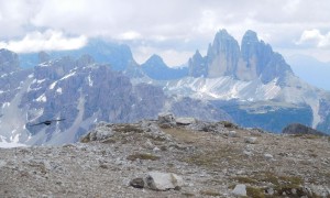 Bergtour Dürrenstein - Blick zu den Drei Zinnen