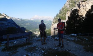 Bergtour Conturines, Lavarella - Col de Lucia mit Blick zum Sellastock