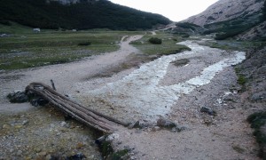 Bergtour Conturines, Lavarella - Blick Richtung Tadegajoch