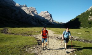 Bergtour Conturines, Lavarella - kurz vor dem Tadegajoch