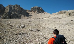 Bergtour Conturines, Lavarella - Gipfelblick Conturinesspitze
