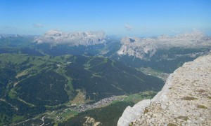 Bergtour Conturines, Lavarella - Blick zum Sellastock