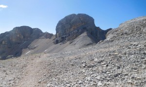 Bergtour Conturines, Lavarella - Gipfelblick Conturinesspitze