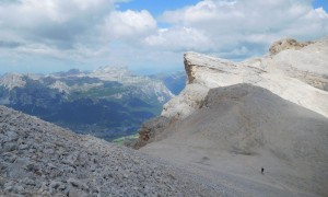 Bergtour Conturines, Lavarella - Aufstieg zur Lavarella