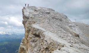 Bergtour Conturines, Lavarella - beim Lavarella Westgipfel