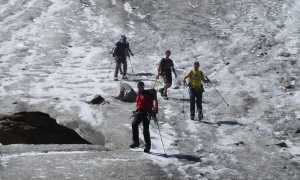 Piz Buin - Abstieg über Ochsentaler Gletscher