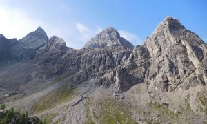 Klettersteig Seekofel - Blick zur Tepplitzer Spitze, Simonskopf und Törlspitze
