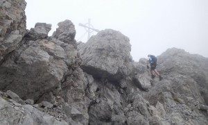 Klettersteig Seekofel - Gipfelsieg