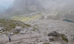 Klettersteig Seekofel - Abstieg Karlsbaderhütte