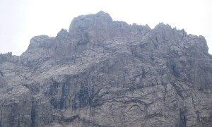 Klettersteig Seekofel - Rückblick Gipfel