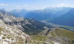 Klettersteig Rotwand - Panorama Fassatal