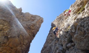 Klettersteig Rotwand - im Klettersteig
