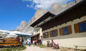 Klettersteig Rotwand - bei der Paolina Hütte