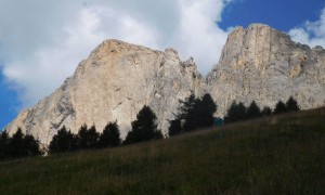 Klettersteig Rotwand - Rückblick zur Rotwand