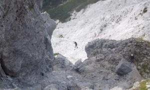 Klettersteig Däumling - im Klettersteig