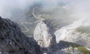 Klettersteig Däumling - im Klettersteig