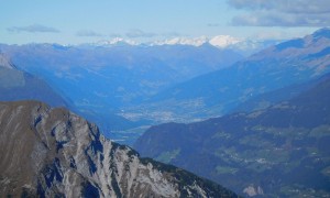 Bergtour Reißkofel - Blick nach Lienz und Großvenediger