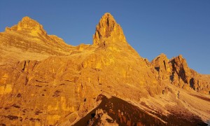 Bergtour Monte Pelmo - Sonnenaufgang beim Zustieg