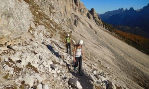 Bergtour Monte Pelmo - Einstieg Ball-Band