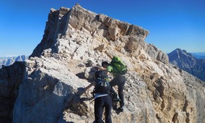 Bergtour Monte Pelmo - ausgesetzter Schlussanstieg