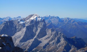 Bergtour Monte Pelmo - Blick zur Civetta und Cima di Vezzana