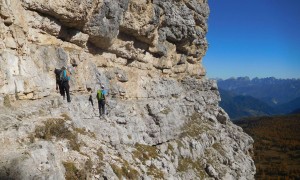 Bergtour Monte Pelmo - Rückweg Ball-Band