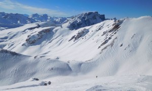 Skitour Großer Rosskopf - Blick zum Seekofel