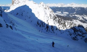 Skitour Großer Rosskopf - Abfahrt