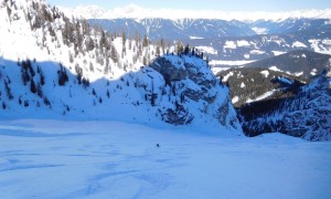 Skitour Großer Rosskopf - Abfahrt