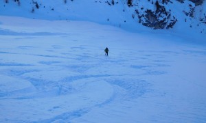 Skitour Großer Rosskopf - Abfahrt
