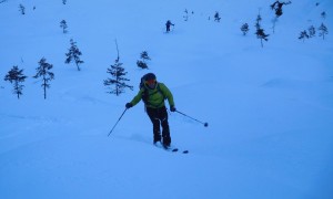 Skitour Großer Rosskopf - Abfahrt