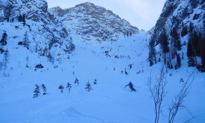 Skitour Großer Rosskopf - Abfahrt