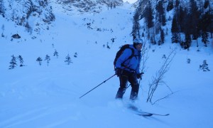 Skitour Großer Rosskopf - Abfahrt