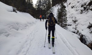 Skitour Pinscharte - Zustieg Stolla Alm