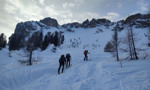 Skitour Pinscharte - Aufstieg