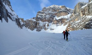 Skitour Pinscharte - Aufstieg