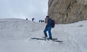 Skitour Pinscharte - Abfahrt