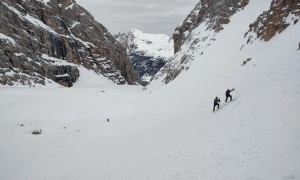 Skitour Pinscharte - Abfahrt, Blick zum Dürrenstein
