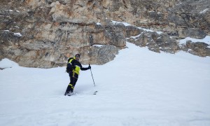 Skitour Pinscharte - Abfahrt