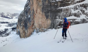 Skitour Pinscharte - Abfahrt