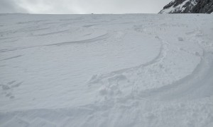 Skitour Pinscharte - Abfahrt