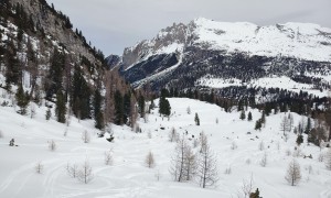 Skitour Pinscharte - Abfahrt