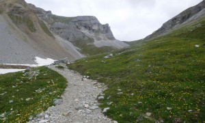 Bergtour Serles - Aufstieg Serlesjöchl